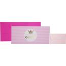 Geschenkkarte Leslie pink 23 x 11 cm, "Shopping...