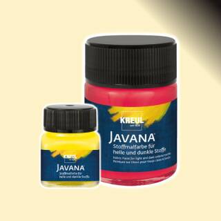 Stoffmalfarbe "Vanille", Javana, für helle und dunkle Stoffe